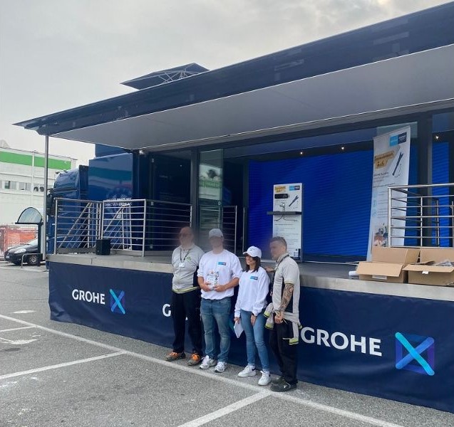 Organization of the Italian promotional tour of Grohe - 1